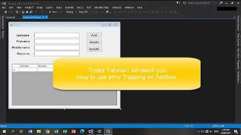 Error trapping vb.net