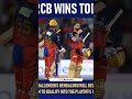 Royal Challengers Bengaluru have the chance to officially book their playoff spot with a win today.
