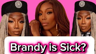 Is Brandy hiding her Sickness  Fans are concerned about her recent appearance. 