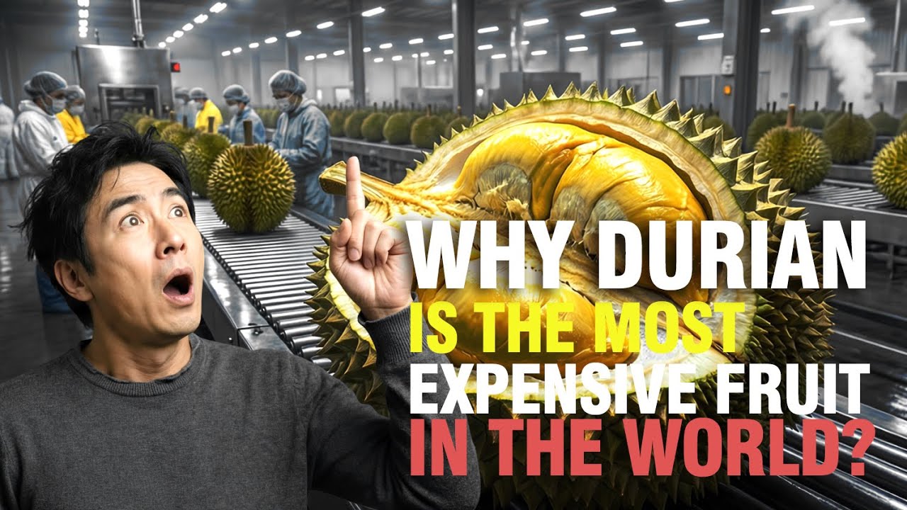 Why Durian is the MOST EXPENSIVE Fruit in the World? (FULL PROCESS) 
