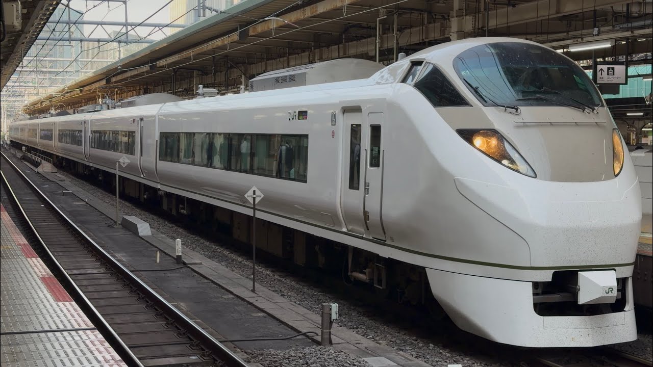 4K高画質】E657系ｶﾂK-1編成（651系電車オマージュカラー塗装・トップ