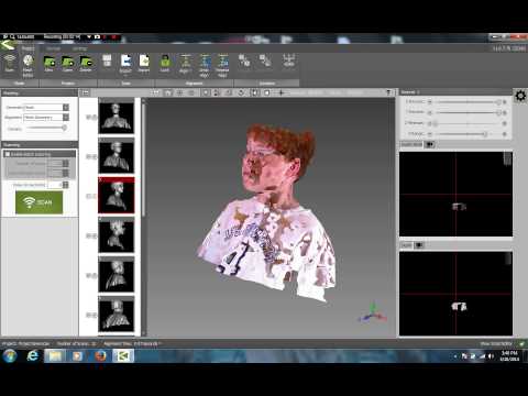 3D scanning at home using Xbox Kinect and Kscan3D