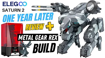 Metal Gear Rex scale model build / Elegoo Saturn 2