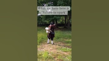 Flintlock Musket Firing Demo #reenactment