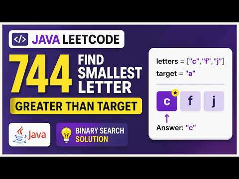 Java Leet code Java Leetcode ( 744 Find Smallest Letter Greater Than Target)