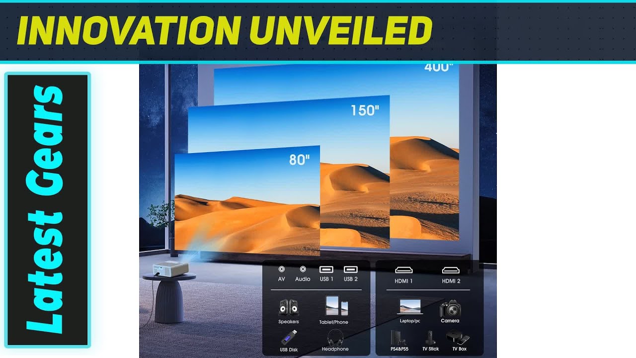 Проектор BIGASUO 850ANSI: потрясающее обновление домашнего кинотеатра!