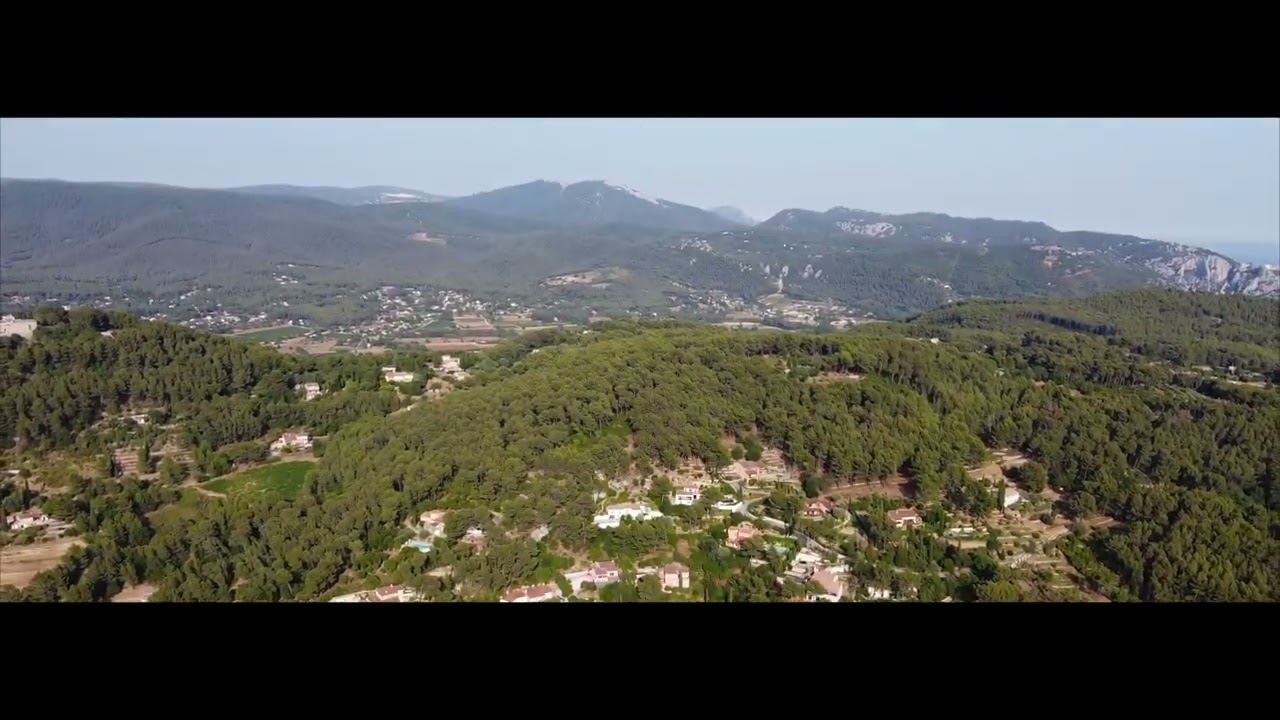 Le Beausset vu du ciel