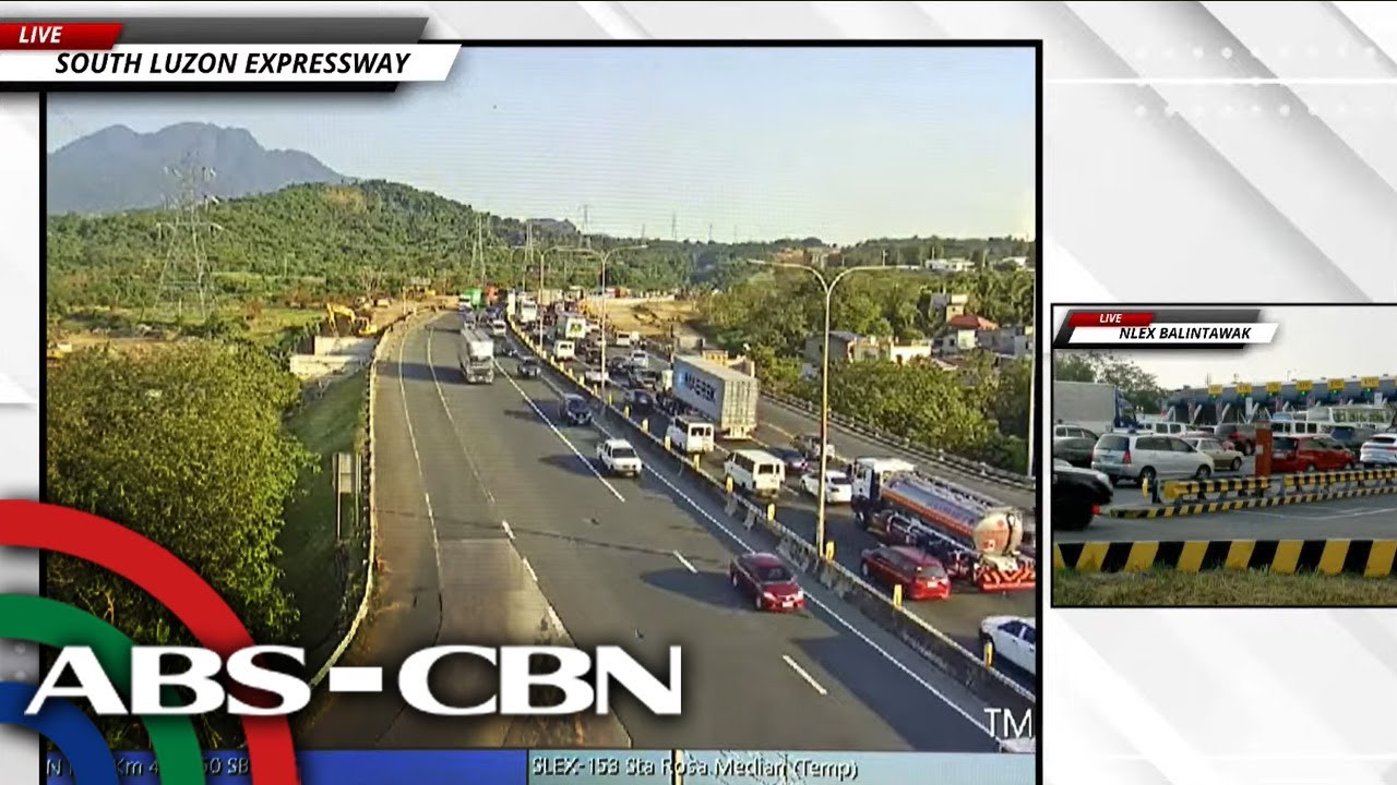 LIVE: Traffic situation on NLEX and SLEX ahead of Maundy Thursday 