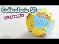 Calendario 3D scrapbooking (plantillas para imprimir)