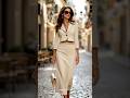Elegant Blazer & Skirt Suits for Modern Women | BELISVAYA #shorts