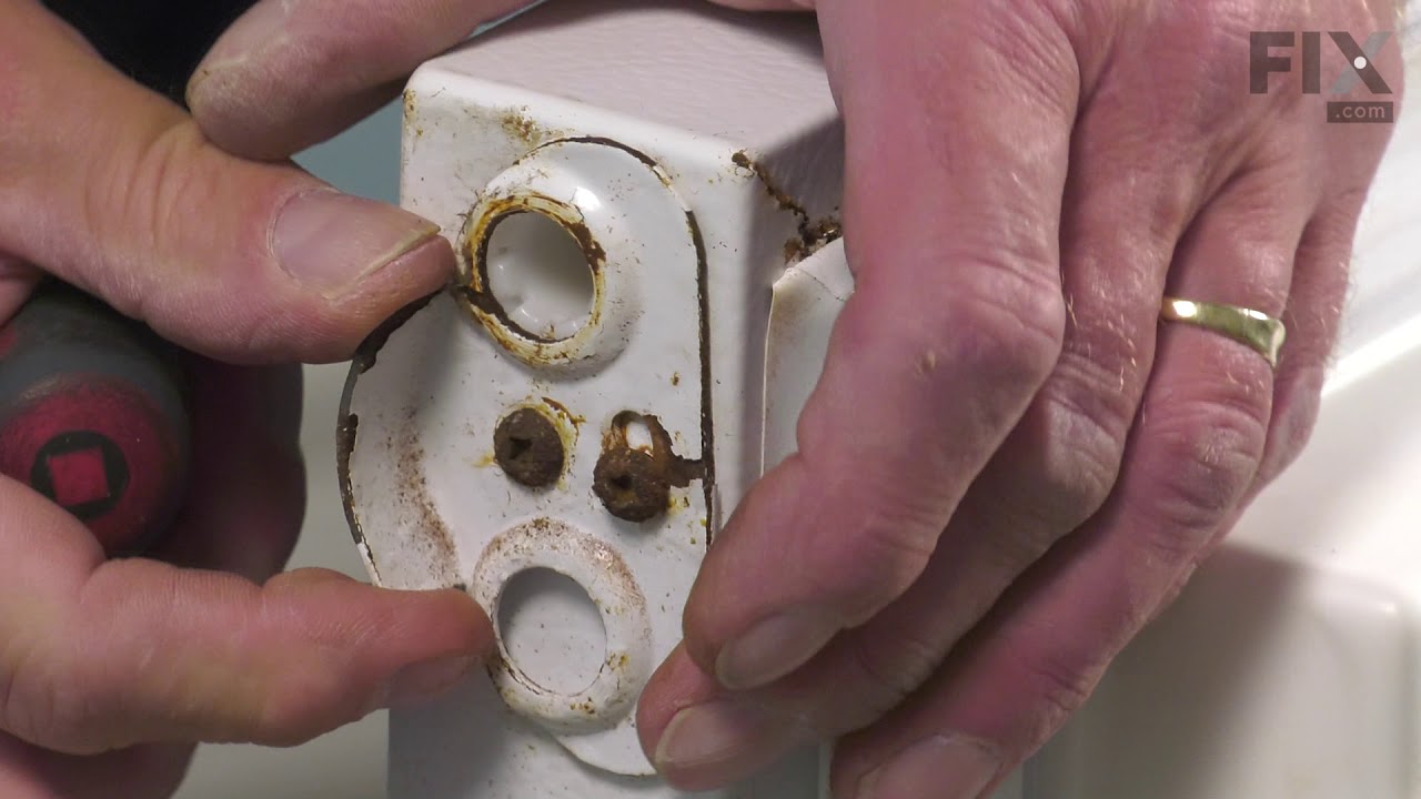 Frigidaire Refrigerator Repair How to Replace the Hinge Bearing YouTube