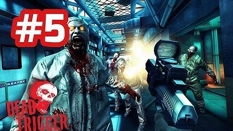 Dead Trigger - Android Walkthrough - Part 5 Defend The Entrance To The Library, Obtain Lab Equipment