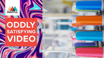 Oddly Satisfying Compilation: Printful Print-On-Demand