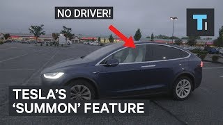 On a recent road trip across america in tesla model x, bi's will wei
and graham flanagan tried out tesla's new "summon" feature. it allows
you to have your...