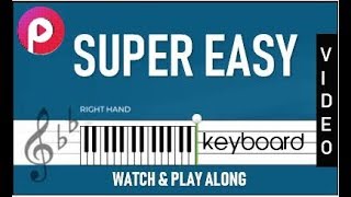 Download Lagu SUPER EASY - SLOW - HOW TO PLAY - pesakudathu verum pechil - KEYBOARD NOTES MP3