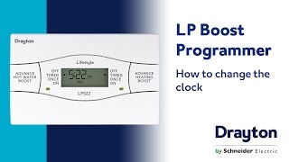 How to change the clock on the LP Boost Programmer