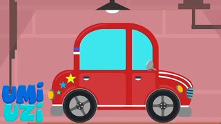 Car Transformation, Animated Cartoon, Umi Uzi Vehicle Videos For Chidlren
