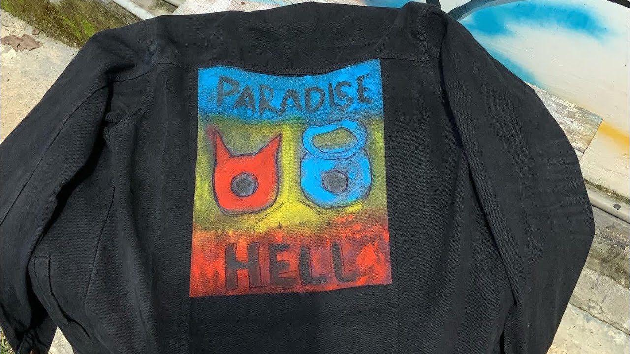 Painting on jacket Vlog episode 1 - YouTube