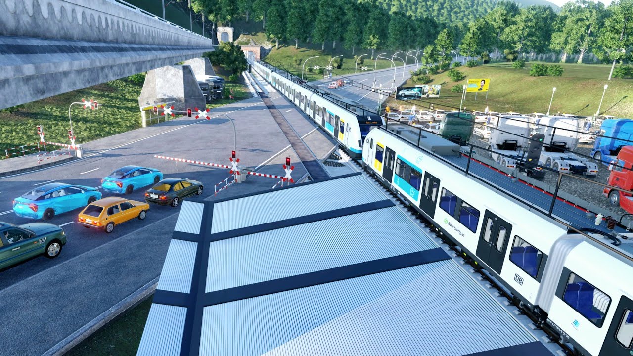 Transport Fever 2: Der Bahnübergang Teil 383