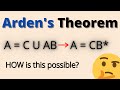 Proving Arden's Theorem: A Step-by-Step Explanation 📖