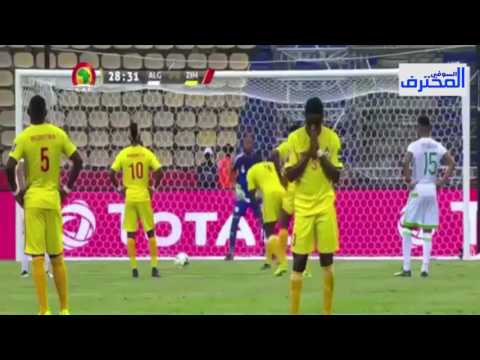 أهداف مباراة الجزائر و زيمبابوي 2 2 بتعليق حفيظ دراجي كان 2017