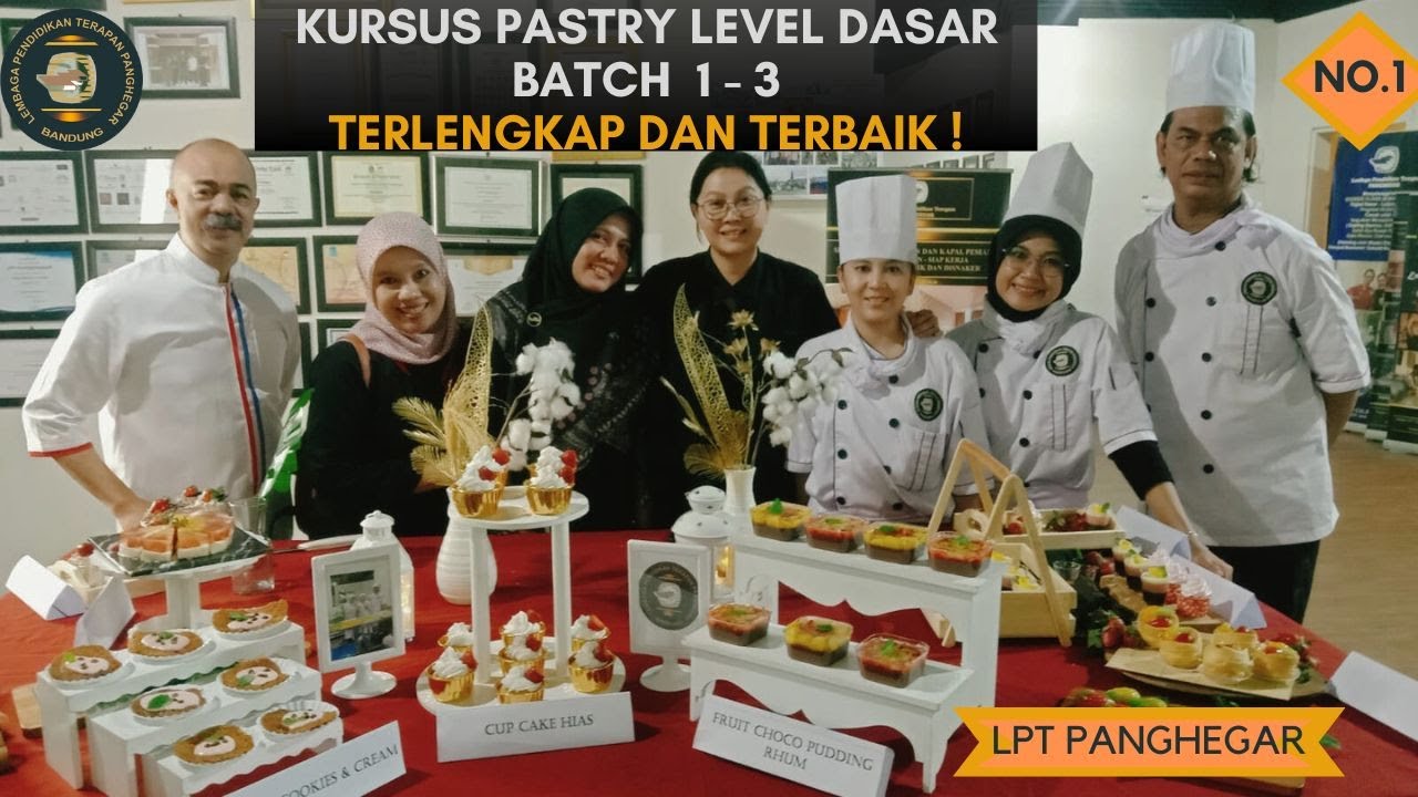 KELAS PASTRY LEVEL DASAR BATCH 1,2 DAN 3 KURSUS KUE TERLENGKAP DI ...
