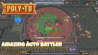 Exploring a TD Game with Auto-Battler Elements.. And It's Actually Fun! Poly TD Demo #towerdefense screenshot 2