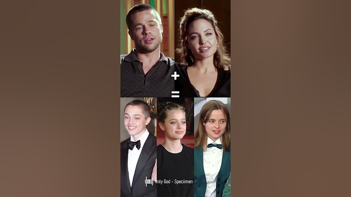 Angelina Jolie, Brad Pitt and their children Knox, Vivienne and Shiloh 💛 Music  by @speciimen_