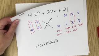 Complex factoring crisis cross method (part 2/6)