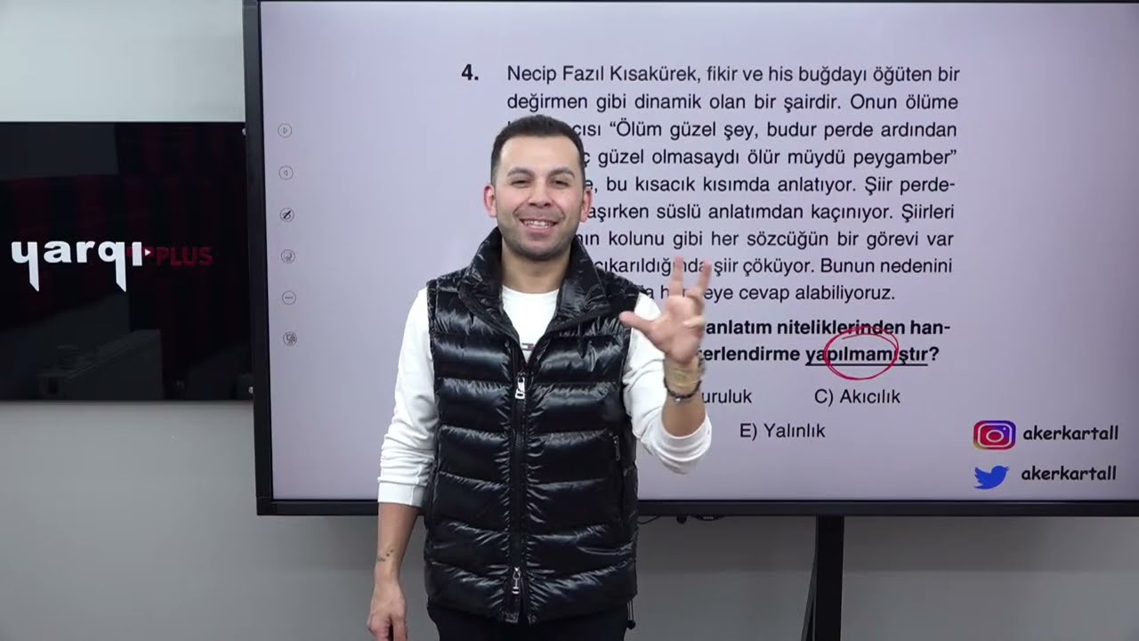 AKER KARTAL - TÜRKÇE DENEME ÇÖZÜMÜ -1-