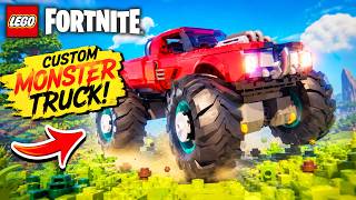 LEGO Fortnite Tutorial: How to build a CUSTOM MONSTER TRUCK in LEGO Fortnite