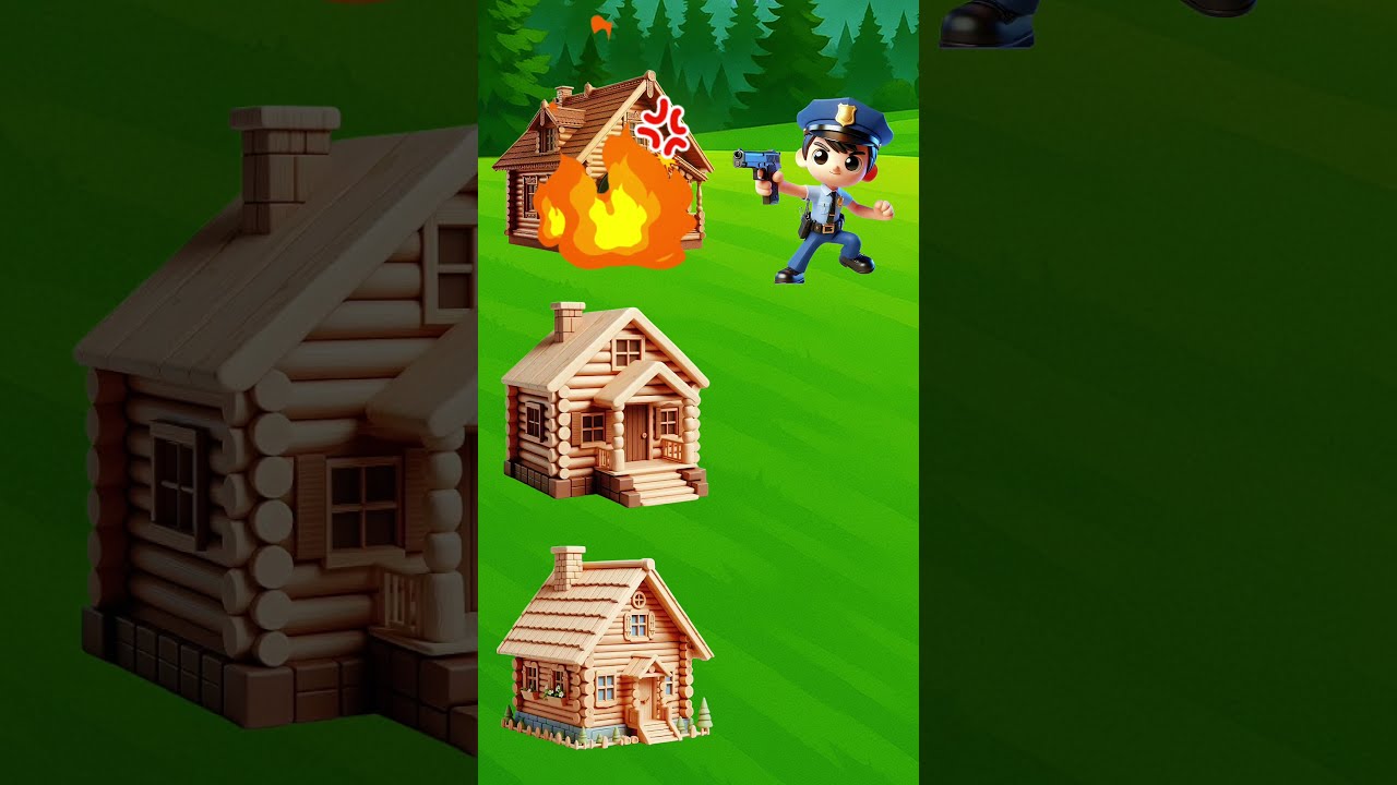 Quickly Tell Me In Which House The Snake Is Hiding Shorts Funny Cartoon Animation