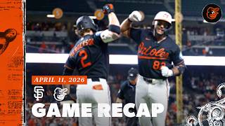 Giants Vs. Orioles Game Recap 41126 Mlb Highlights Baltimore Orioles