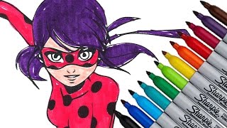 Miraculous Lady Bug New Coloring Page Preschool Kids