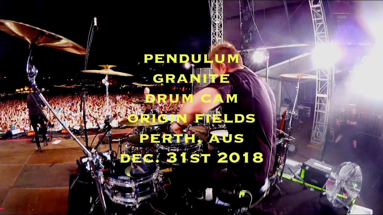 Pendulum Granite Drum Cam Clip Origin Fields NYE Perth YouTube