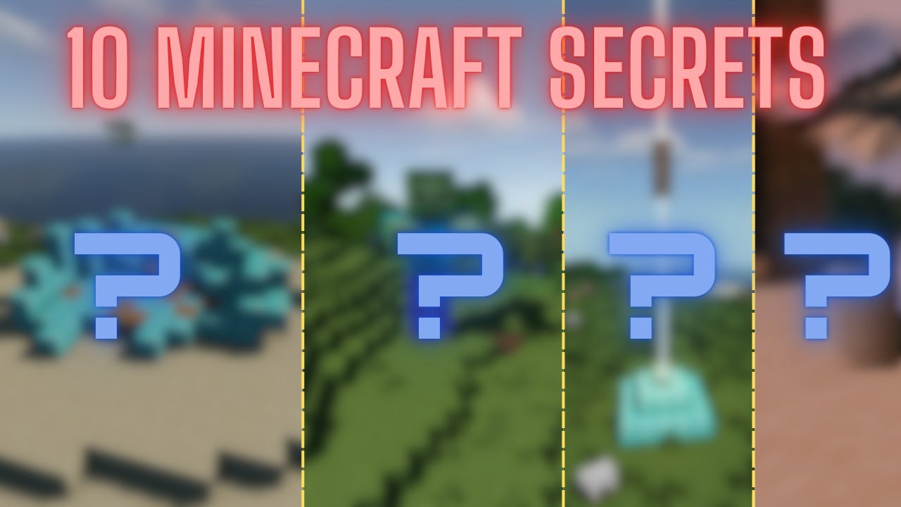 10 Minecraft Secrets, die du noch nicht kennst! - YouTube