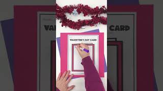 Valentine’s Day Card Coloring Pages for Kids #kidslearning #preschool #coloring #valentinesday #art