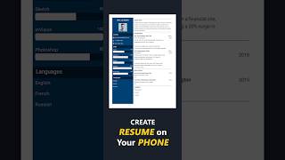 How to Make Resume in Mobile | Best Free Resume Builder App 2024 screenshot 5