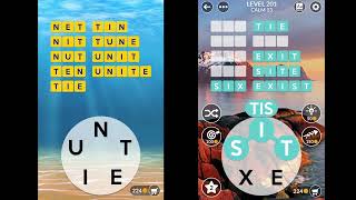 Wordscapes Uncrossed Level 89-108 (fresh) and 189 - 208 (calm)