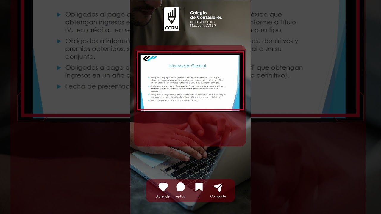 Obligados a pagar el ISR 🤓