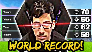4 Pros *BROKE KILL WORLD RECORD* in Squads After Epic Removed Skill Based Matchmaking From Fortnite!
