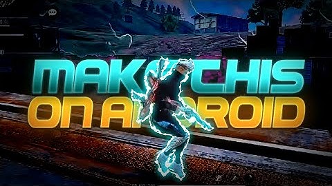 MAKE THUMBNAIL LIKE THIS IN ANDROID DEVICE || BY SALIX GFX