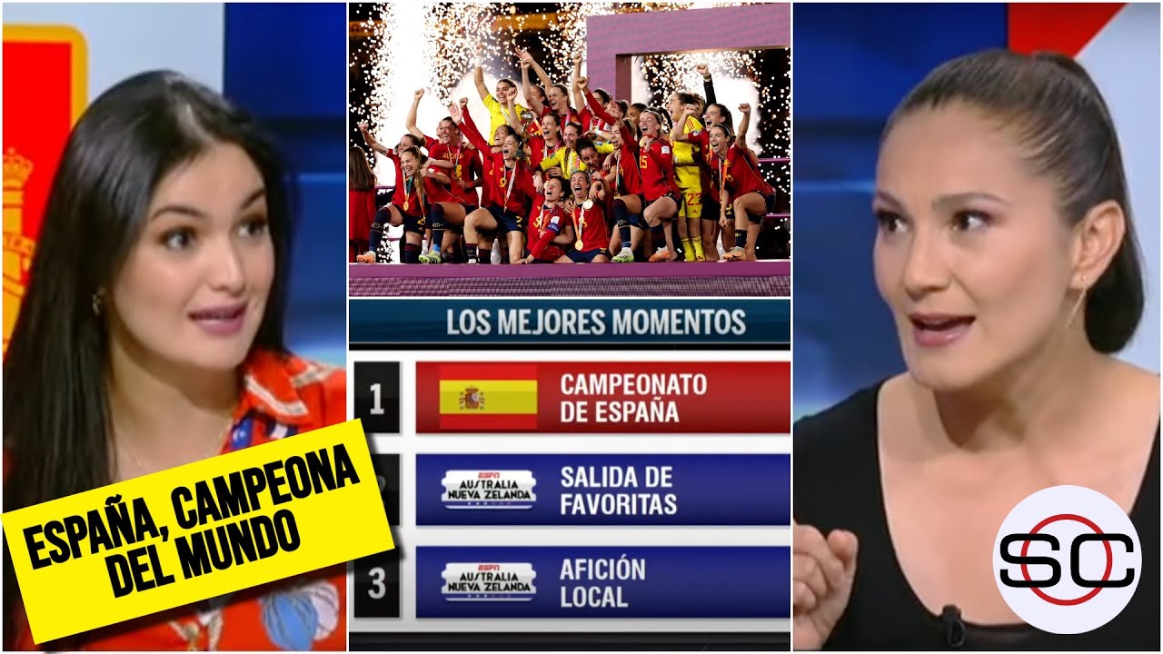ESPAÑA coronó primer título en MUNDIAL FEMENINO. Estados Unidos y Brasil, decepción | SportsCenter