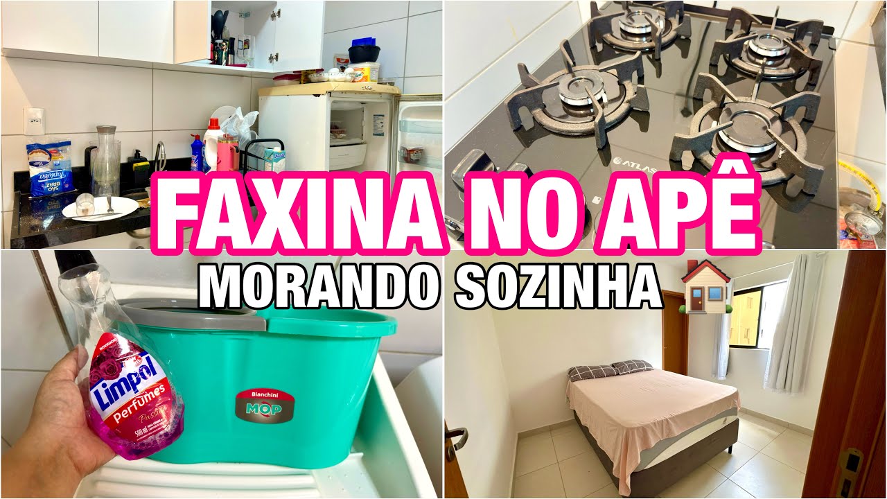 FAXINA COMPLETA PARA INICIAR A SEMANA | morando sozinha aos 22 anos
