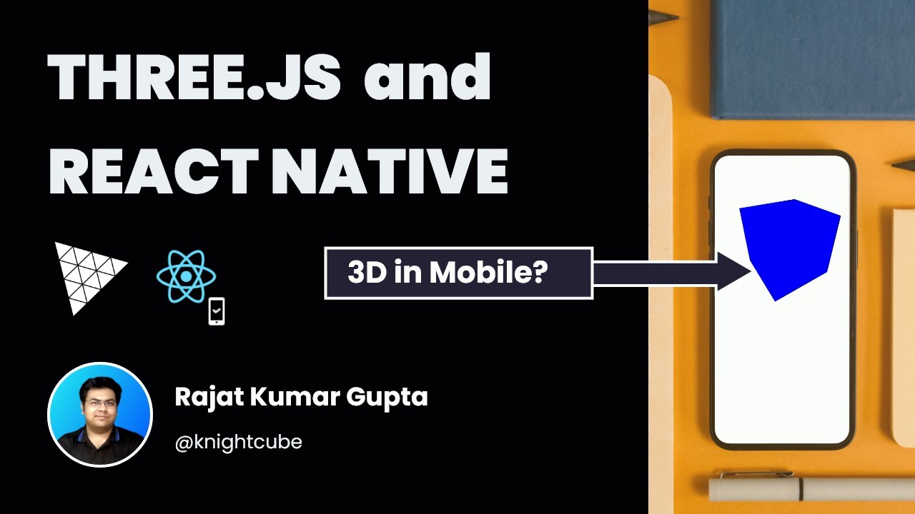How To Use Three.Js And React Native To Render 3D Graphics In A Mobile App?👨‍💻 | Expo-Gl | Glview