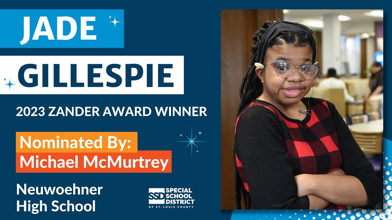 Jade Gillespie Zander Award Winner YouTube