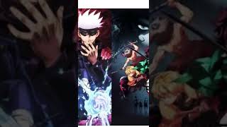 Demon slayer x Jujutsu kaisen main hero and main villain#anime