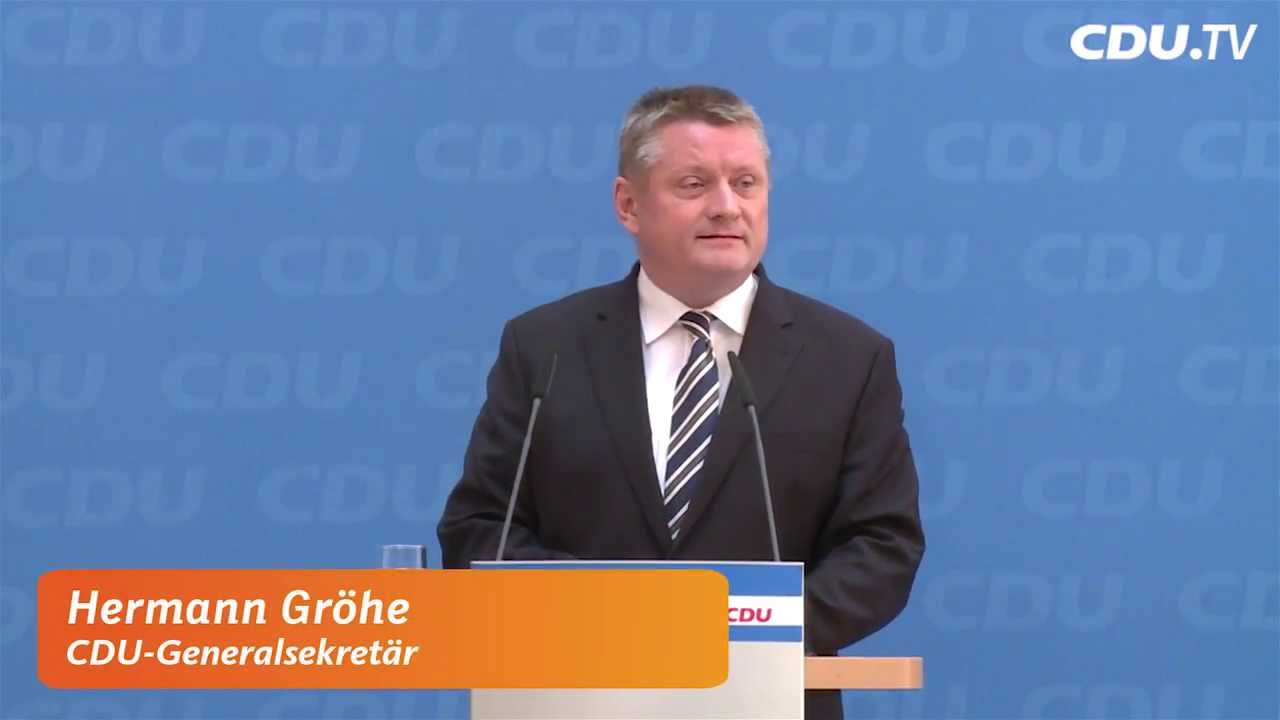 cdu univalle Gröhe: "Umfragen geben Rückenwind"
