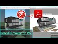 SketchUp convert to Pdf -  Simlab Composer 9