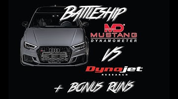 RS3 (Battleship) VS The Dyno (Mustang vs DynoJet)